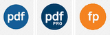 pdfFactory och FinePrint logo